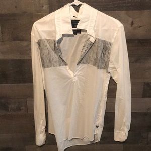 Guess half button up